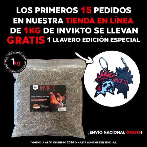 INVIKTO • 1 KG + LLAVERO EDICIÓN ESPECIAL GRATIS